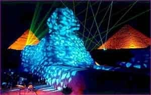 Sound and light show pyramids tour